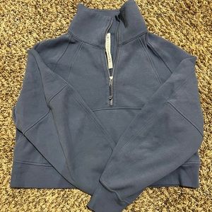 Water drop lululemon funnel neck scuba M/L